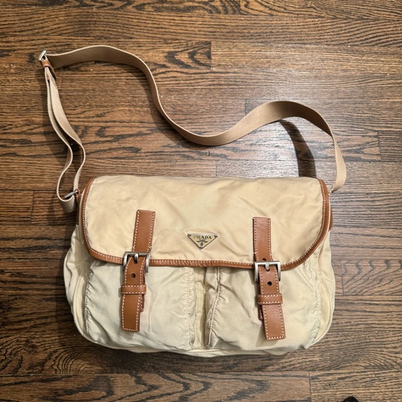 Prada Handbags - Prada Vintage Messenger Bag